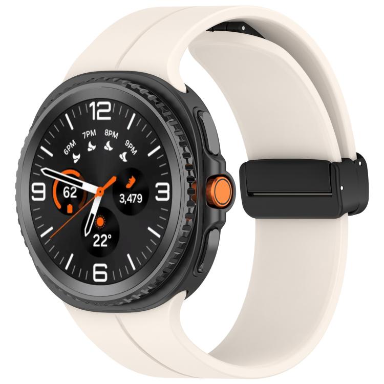 xDfind Fold Black Buckle Magnetic Silicone Watch Band For Samsung Galaxy Watch8 / Watch8 Classic
xDfind Fold Black Buckle Magnetic Silicone Watch Band For Samsung Galaxy Watch8 / Watch8 Classic
