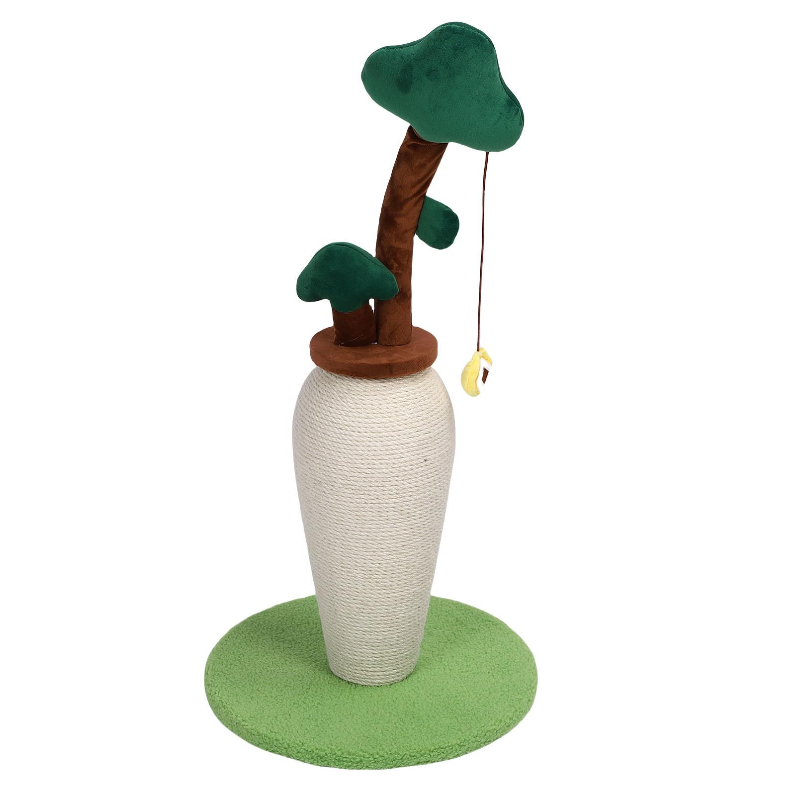 Cat Scratching Post Interactive Claw Grinding Money Tree Shape Vertical Sisal Rope Cat Scratcher Pole for Indoor Cats
Cat Scratching Post Interactive Claw Grinding Money Tree Shape Vertical Sisal Rope Cat Scratcher Pole for Indoor Cats