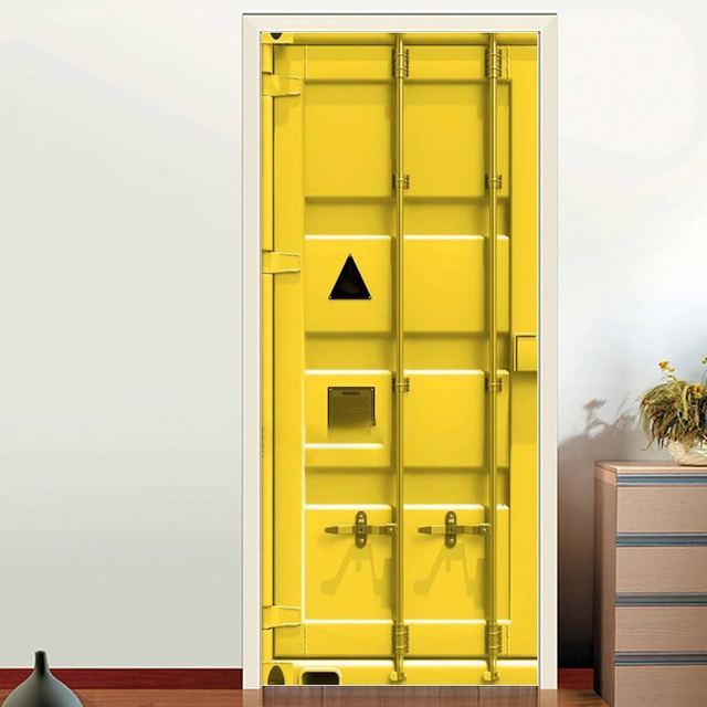 3D High Simulation Container Door Seriesr Наклейки на двері Шпалери Індустріальний стиль ПВХ Самоклеючий Плакат для декору спальні Фреска 40x120cm(not cut)
3D High Simulation Container Door Seriesr Наклейки на двері Шпалери Індустріальний стиль ПВХ Самоклеючий Плакат для декору спальні Фреска 40x120cm(not cut)