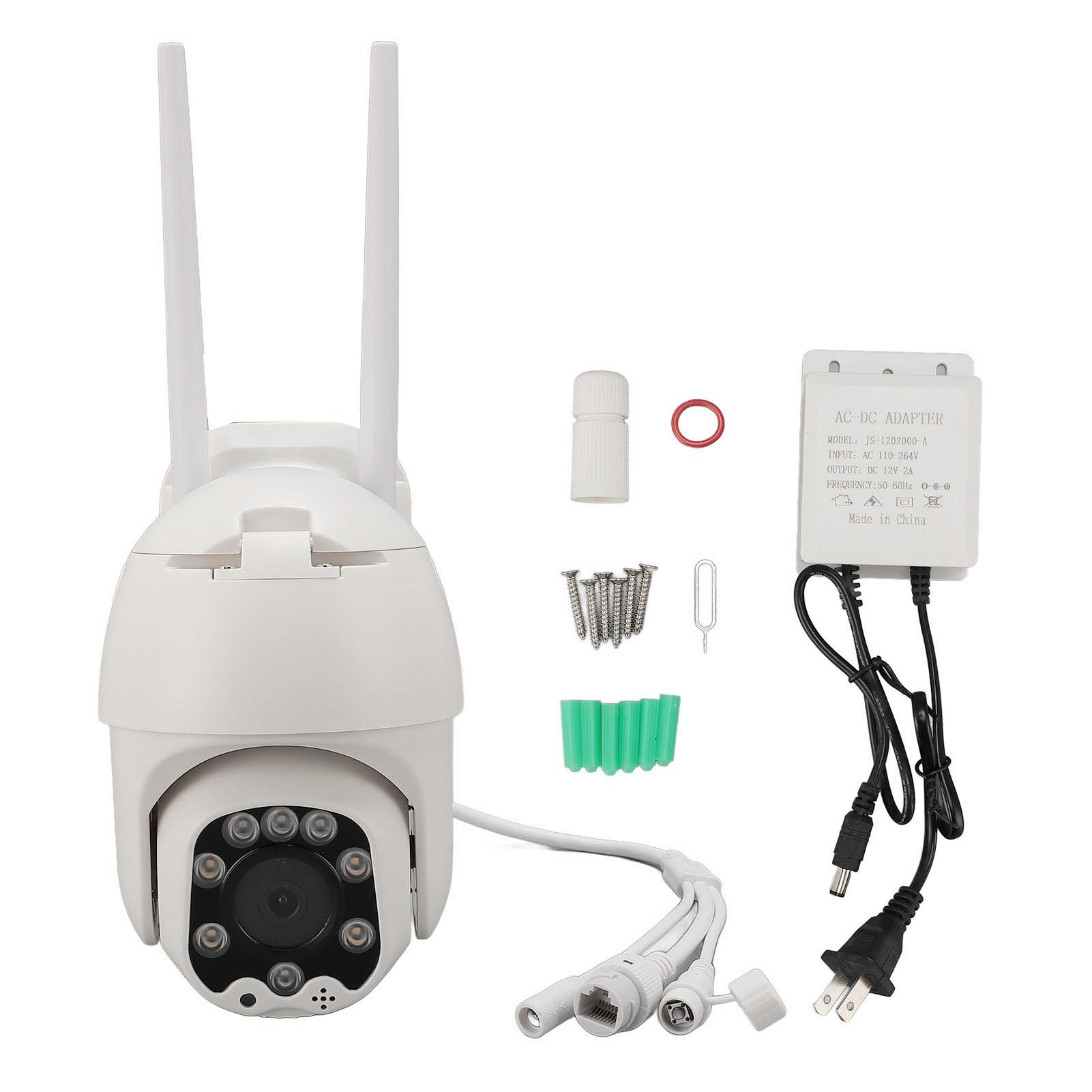 WiFi Outdoor Security Camera 320 Degree View Two Way Talk 3MP HD Smart Surveillance Camera with US Plug
WiFi Outdoor Security Camera 320 Degree View Two Way Talk 3MP HD Smart Surveillance Camera with US Plug