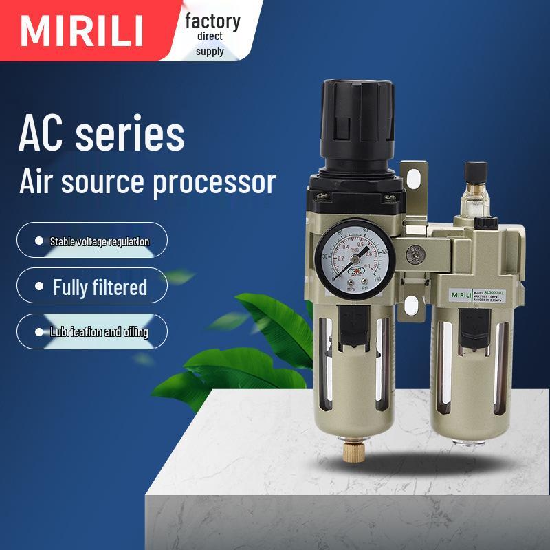 Dual Unit Pneumatic Oil-Water Separator Air Source Processor AC3010-03/02 AC3010-03
Dual Unit Pneumatic Oil-Water Separator Air Source Processor AC3010-03/02 AC3010-03