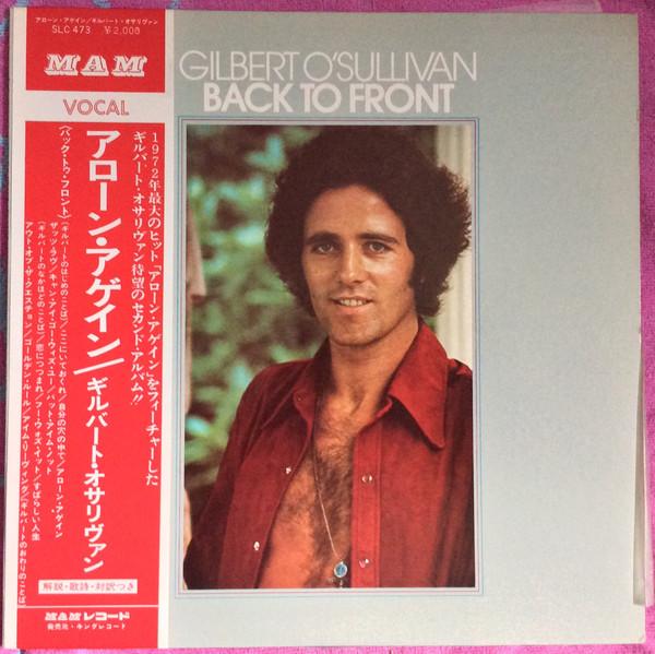 LP Record GILBERT O SULLIVAN - Back To Front SLC473 MAM 1972 Japan Pop Used
LP Record GILBERT O SULLIVAN - Back To Front SLC473 MAM 1972 Japan Pop Used