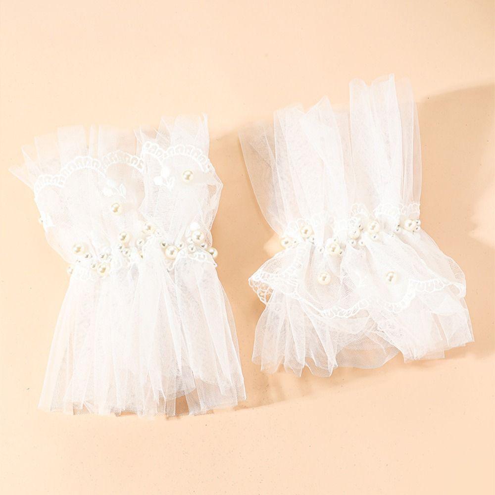 Breathable Mesh Fingerless Gloves Mesh Pearl Sheer Gloves Fashion Nail Art Accessories Women
Breathable Mesh Fingerless Gloves Mesh Pearl Sheer Gloves Fashion Nail Art Accessories Women
