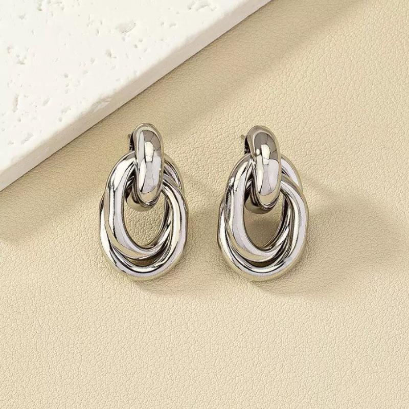 High-end Metal Minimalist Geometric Earrings - Simple Yet Luxurious Ear Studs That Are Perfect for Daily Wear and Versatile Accessories. Model B срібний
High-end Metal Minimalist Geometric Earrings - Simple Yet Luxurious Ear Studs That Are Perfect for Daily Wear and Versatile Accessories. Model B срібний