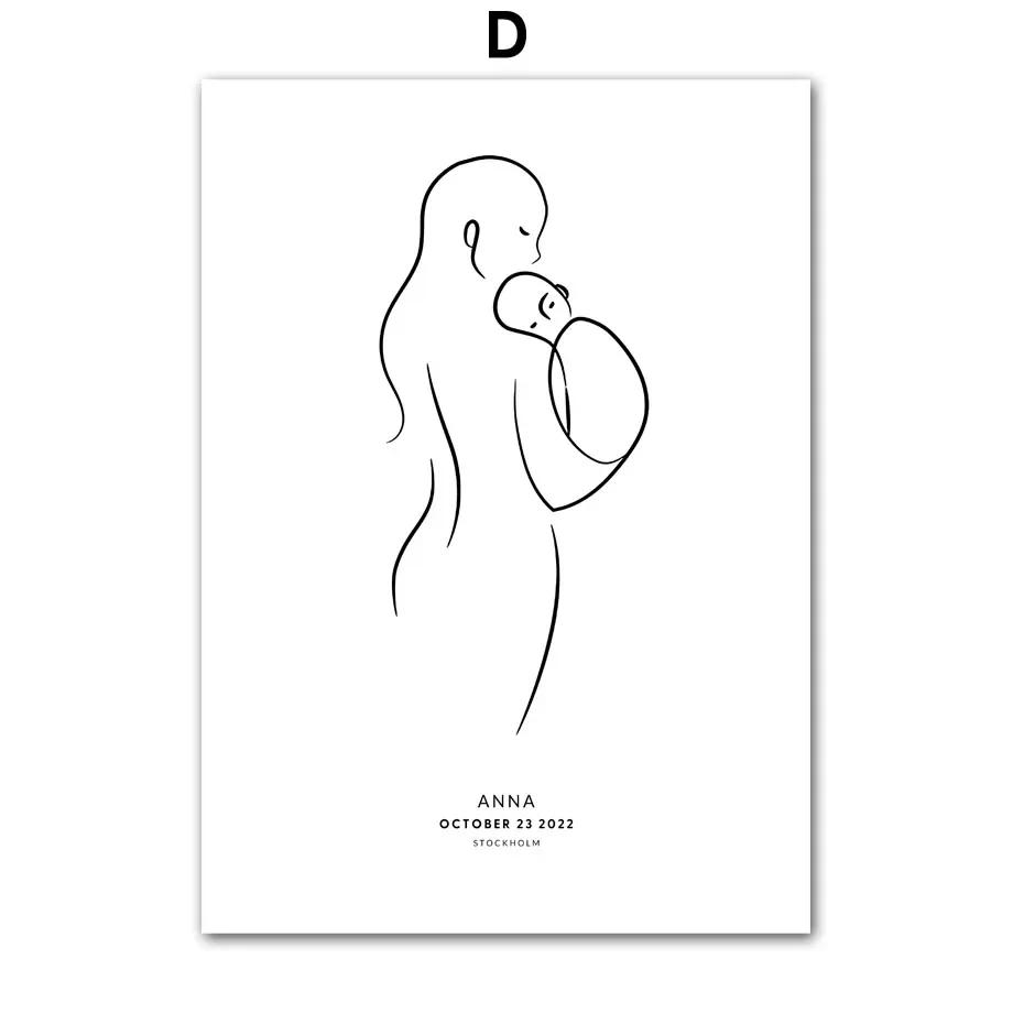 New Baby Footprints Date Birth Baba Mama Customized Wall Art Print Canvas Painting Posters for Living Room Modern Home Decor 21X30CMNo Framed
New Baby Footprints Date Birth Baba Mama Customized Wall Art Print Canvas Painting Posters for Living Room Modern Home Decor 21X30CMNo Framed