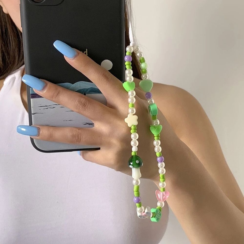Acrylic Bead Hanging Rope Soft Pottery Bead Chain Phone Lanyard Mobile Phone Straps Cellphone Strap
Acrylic Bead Hanging Rope Soft Pottery Bead Chain Phone Lanyard Mobile Phone Straps Cellphone Strap