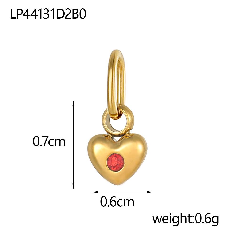 CARLIDANA Vintage Charm Women s Titanium Steel Heart-shaped Pendant Gold Plated Rhinestones 12 Birthstone Charms DIY Jewelry
CARLIDANA Vintage Charm Women s Titanium Steel Heart-shaped Pendant Gold Plated Rhinestones 12 Birthstone Charms DIY Jewelry
