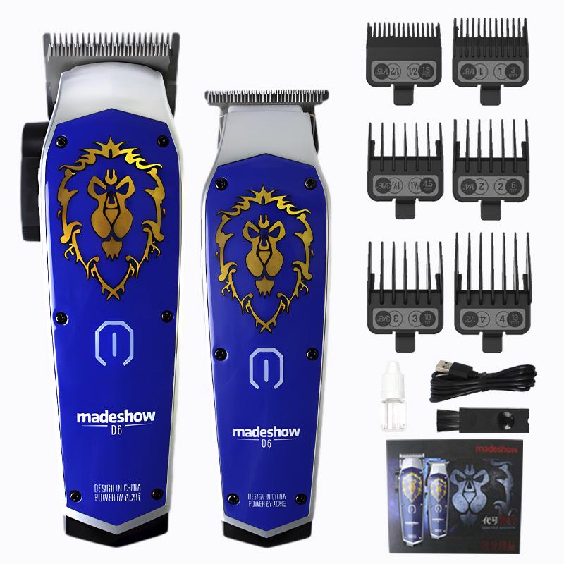 D6+ Professional Hair Clipper & Engraving Set - Low Noise, Thin Blade Electric Shaver
D6+ Professional Hair Clipper & Engraving Set - Low Noise, Thin Blade Electric Shaver