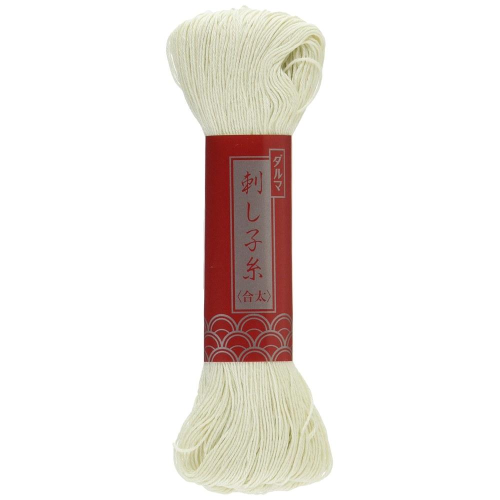 Yokota Sashiko Daruma Embroidery Thread Thick 100m Col 2 Natural 01-2111
Yokota Sashiko Daruma Embroidery Thread Thick 100m Col 2 Natural 01-2111