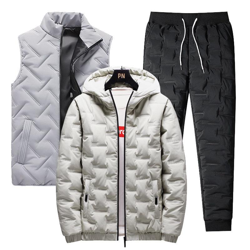 Men s Winter Set Warm Suit Warm Vest Jacket + Warm Pants 2-piece Set XXXXXL
Men s Winter Set Warm Suit Warm Vest Jacket + Warm Pants 2-piece Set XXXXXL