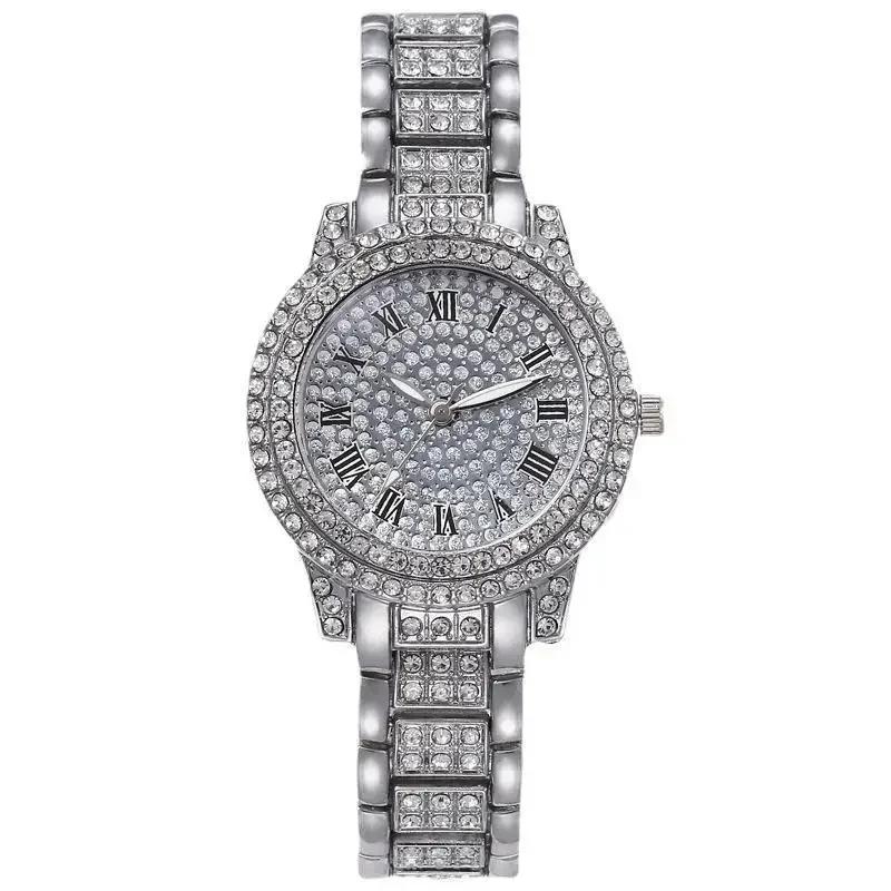 Luxury Shining Diamond Watch Women Brand Quartz Gold Bracelet Watches Ladies Zircon Crystal Top Elegant Wristwatch Clock Gifts серебряный
Luxury Shining Diamond Watch Women Brand Quartz Gold Bracelet Watches Ladies Zircon Crystal Top Elegant Wristwatch Clock Gifts серебряный