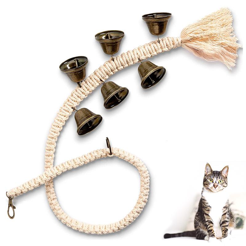 Dog Doorbell Hanging Training Bell Hand-woven Cotton Rope Dog Out Alarm Bell Lanyard Adjustable Guide Dog Doorbell Dog Door Bell коричневый
Dog Doorbell Hanging Training Bell Hand-woven Cotton Rope Dog Out Alarm Bell Lanyard Adjustable Guide Dog Doorbell Dog Door Bell коричневый