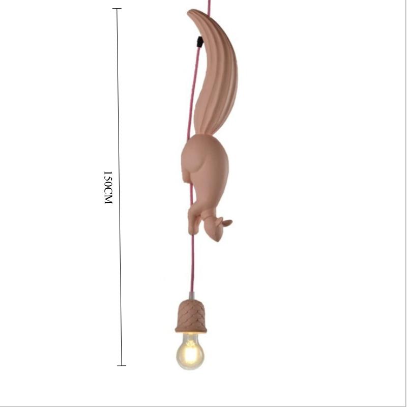 European New LED Resin Squirrel Chandelier Children s Room Living Room Attic Lighting Decoration Not including bulb рожевий
European New LED Resin Squirrel Chandelier Children s Room Living Room Attic Lighting Decoration Not including bulb рожевий