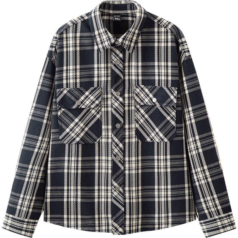 Semir Men s American Retro Plaid Denim Shirt Jacket XL
Semir Men s American Retro Plaid Denim Shirt Jacket XL