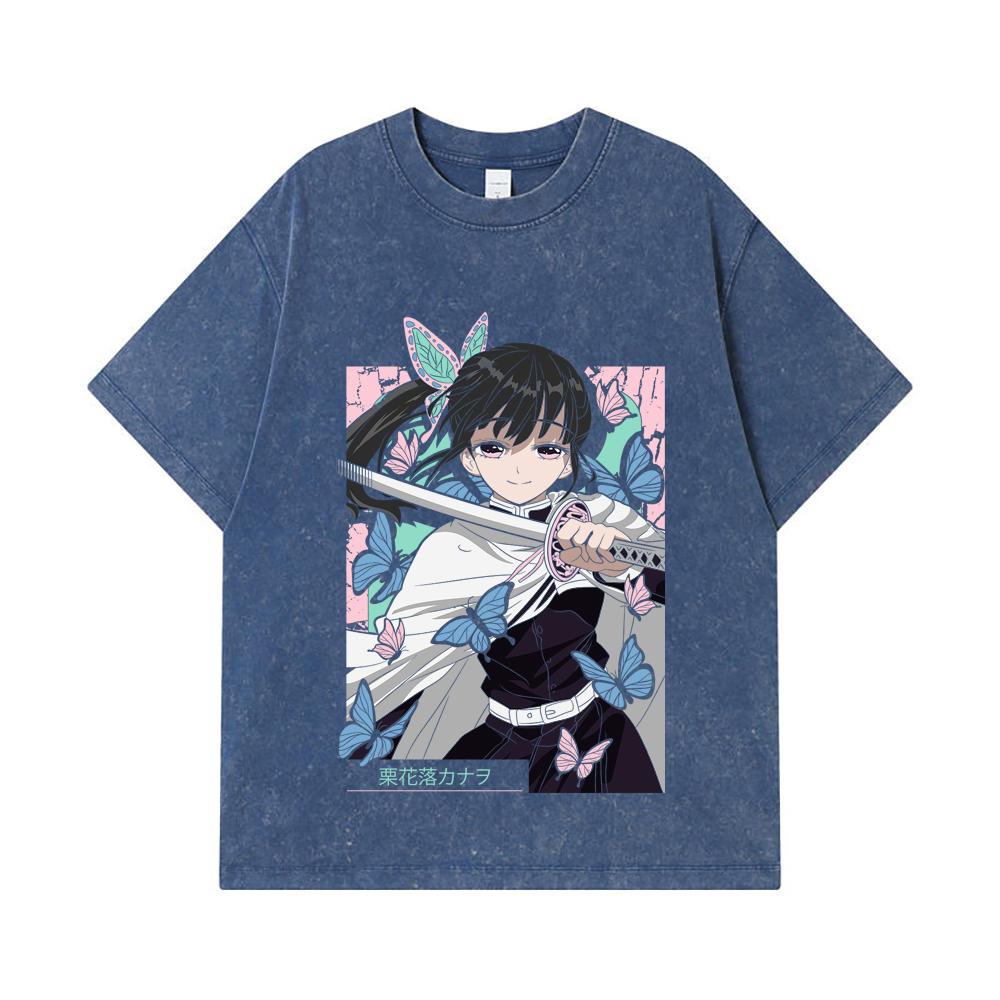 275 GSM Washed T-shirts 100% Cotton Demon Slayer V98 Kanao Print Unisex Heavy Cotton T Shirt 2XL королівський синій колір
275 GSM Washed T-shirts 100% Cotton Demon Slayer V98 Kanao Print Unisex Heavy Cotton T Shirt 2XL королівський синій колір
