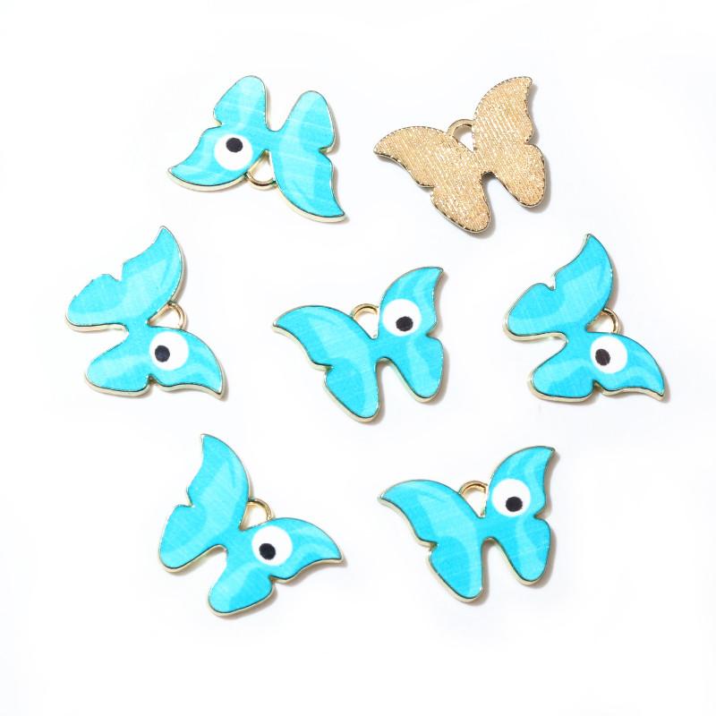 10pcs 22x16mm Eye Ball Butterfly Charms Pendant Enamel Metal Charms Necklace Bracelet DIY Jewelry Making Accessories
10pcs 22x16mm Eye Ball Butterfly Charms Pendant Enamel Metal Charms Necklace Bracelet DIY Jewelry Making Accessories