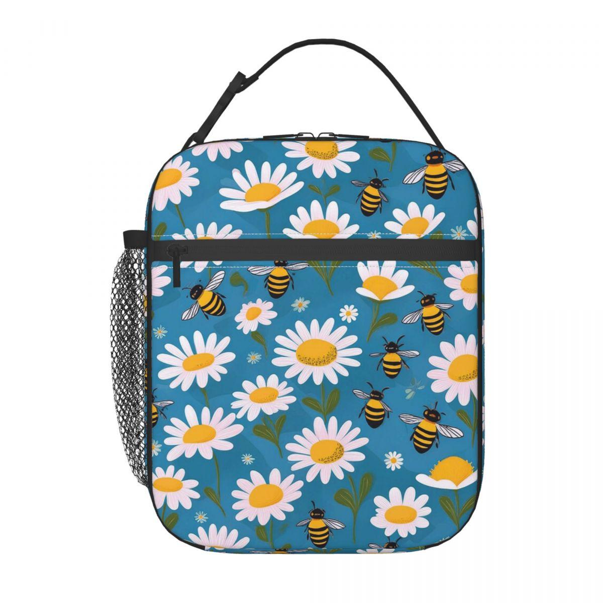 Cartoon Bee And Daisy In Blue Background Insulated Lunch Bag for Women Children Portable Food Boxes Thermal Lunch Box Tote One Size
Cartoon Bee And Daisy In Blue Background Insulated Lunch Bag for Women Children Portable Food Boxes Thermal Lunch Box Tote One Size