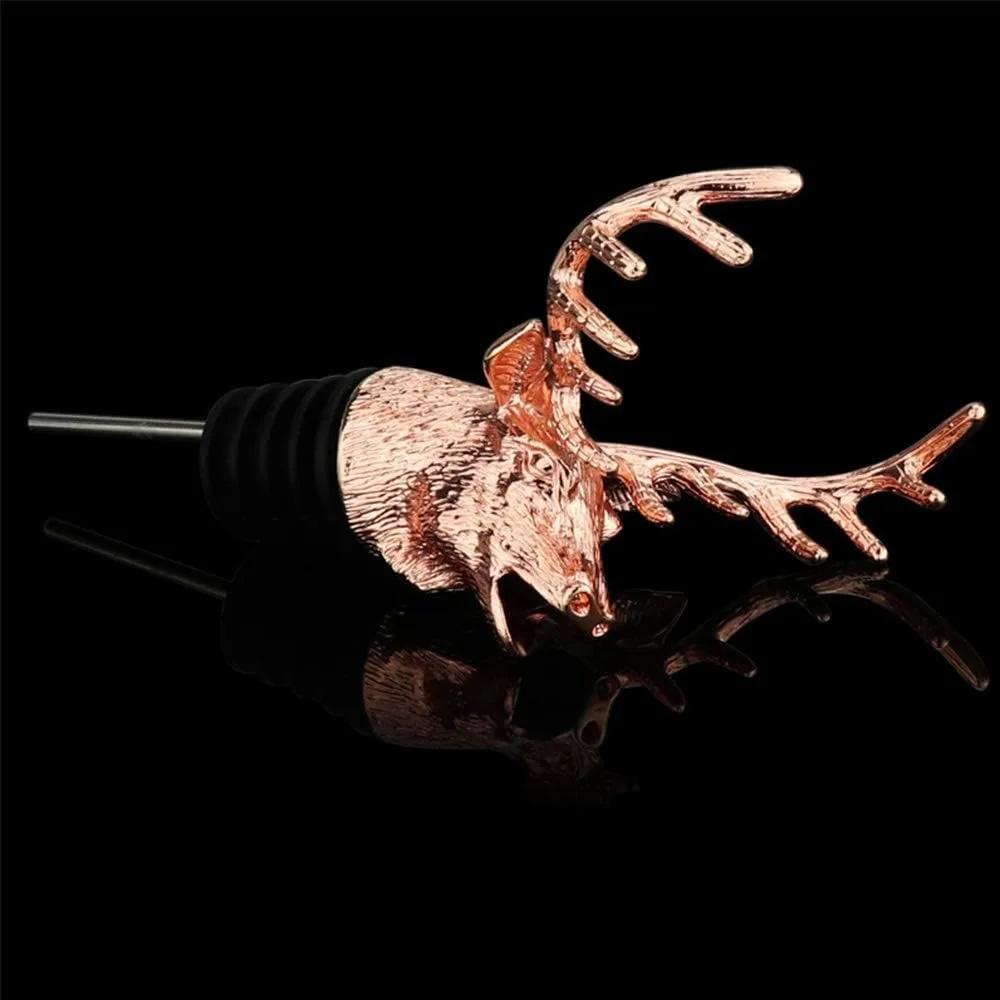 Пробка для розлива вина в виде головы оленя из цинкового сплава в форме оленя с герметичной пробкой, аксессуары для бутылок с вином и спиртными напитками Lover розового золота
Пробка для розлива вина в виде головы оленя из цинкового сплава в форме оленя с герметичной пробкой, аксессуары для бутылок с вином и спиртными напитками Lover розового золота