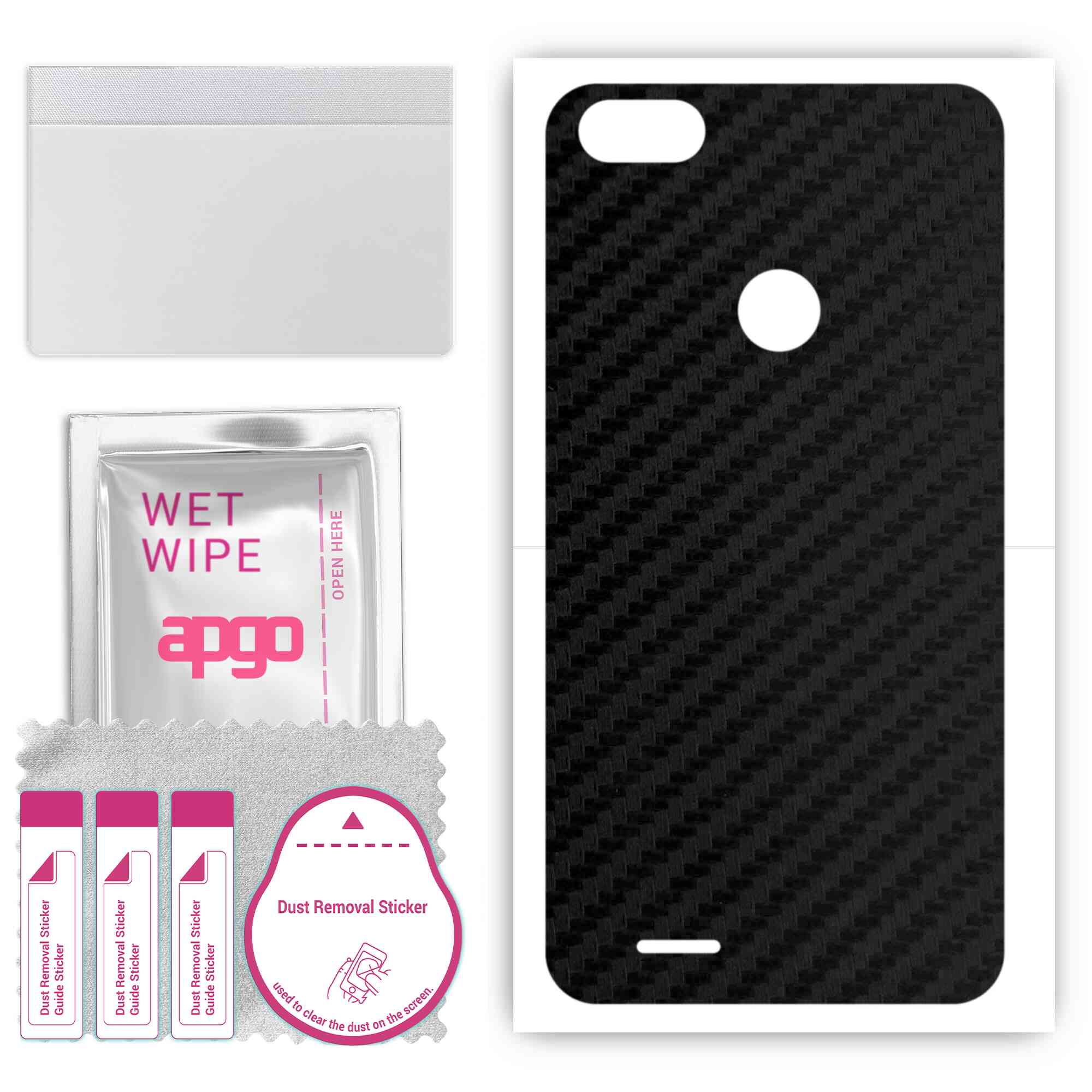 apgo Protective Skin Sticker for the back compatible with Tecno F2, Wrap Film, Foil, Vinyl - Pattern Carbon Black
apgo Protective Skin Sticker for the back compatible with Tecno F2, Wrap Film, Foil, Vinyl - Pattern Carbon Black