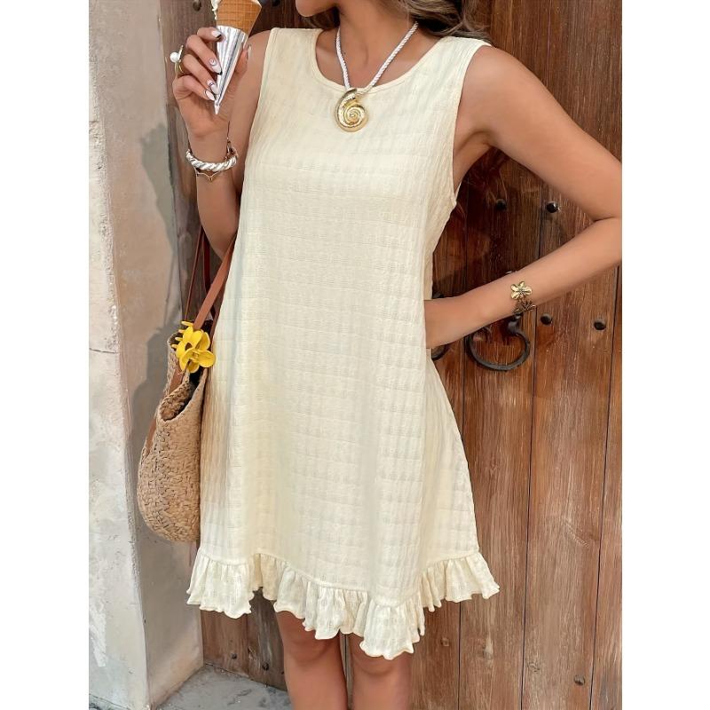 Summer new elegant, fashionable and casual sleeveless versatile round neck vest dress S абрикосовий
Summer new elegant, fashionable and casual sleeveless versatile round neck vest dress S абрикосовий