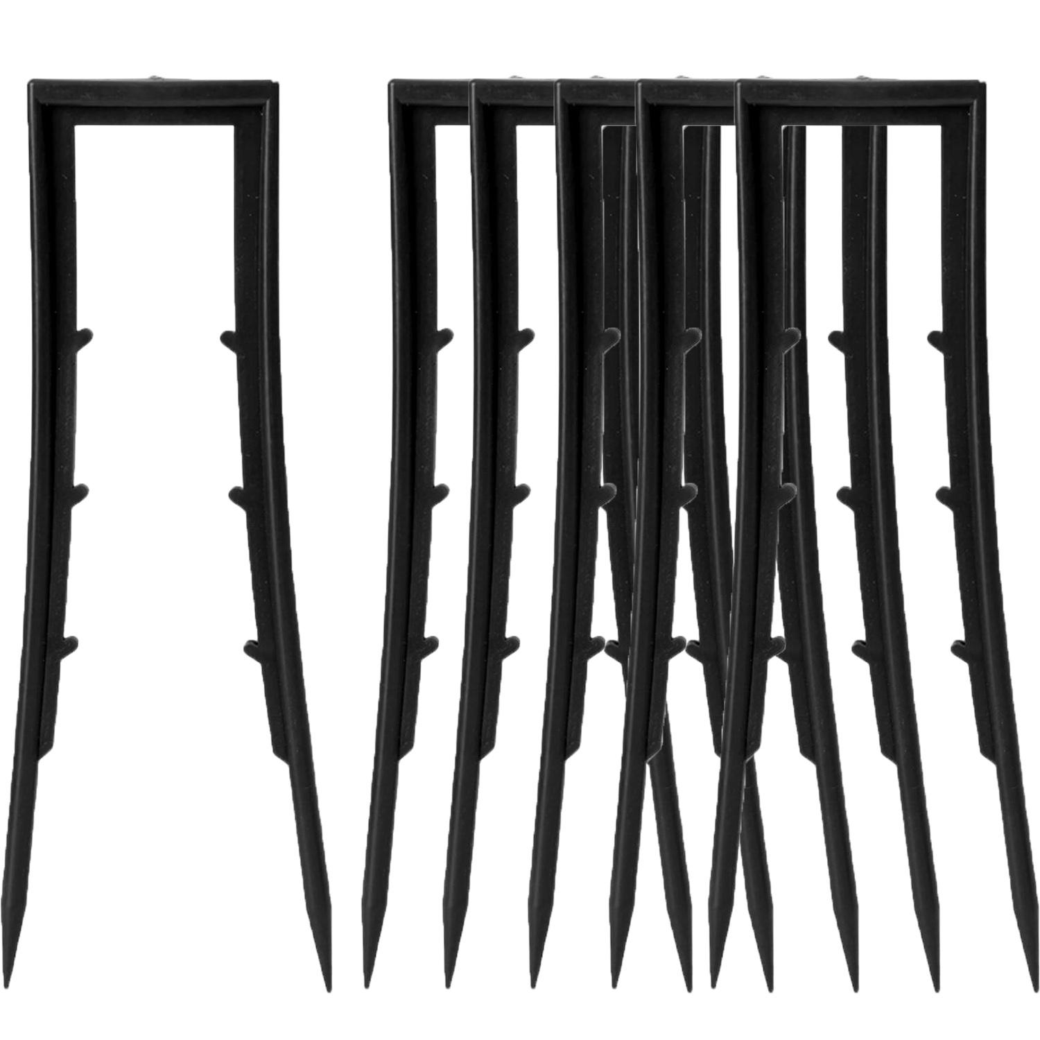 10-50pcs Garden Stakes Pointed Tip Landscape Staples Ground Studs Yard Lawn Weeds Barriers Plastic Garden Pins Plant Support 10pcs чорний
10-50pcs Garden Stakes Pointed Tip Landscape Staples Ground Studs Yard Lawn Weeds Barriers Plastic Garden Pins Plant Support 10pcs чорний