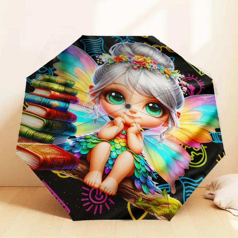1pc Fairy Books Pattern Umbrella Design Automatic Opening and Closing Umbrella, High-quality Travel Umbrella, c1128008
1pc Fairy Books Pattern Umbrella Design Automatic Opening and Closing Umbrella, High-quality Travel Umbrella, c1128008