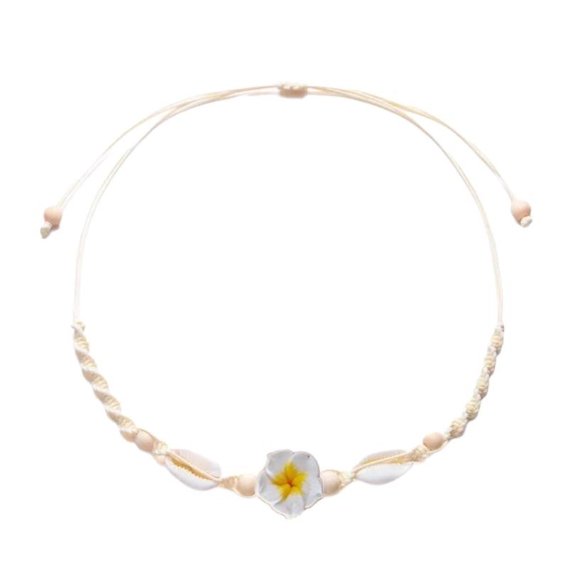 Adjustable Natural Shell Flower Necklace Handmade Soft Clay Beaded Neck Chain Stylish Jewelry Gift
Adjustable Natural Shell Flower Necklace Handmade Soft Clay Beaded Neck Chain Stylish Jewelry Gift