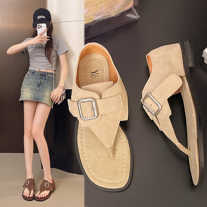 Metal Belt Buckles Toe Clippers Heel Bag Sandals Casual Shoes Versatile Suede Sandals 35 бежевый
Metal Belt Buckles Toe Clippers Heel Bag Sandals Casual Shoes Versatile Suede Sandals 35 бежевый