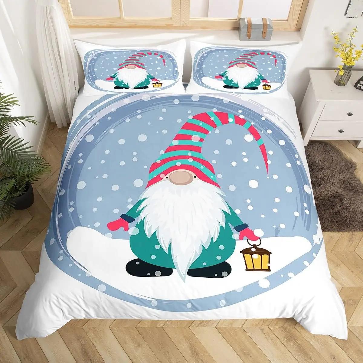Merry Christmas Bedding Sets Christmas Santa Gnomes Comforter Cover Snowing Santa Claus Bedding Sets For Kids Boys Girls Decor EU 135x200cm 2PCS
Merry Christmas Bedding Sets Christmas Santa Gnomes Comforter Cover Snowing Santa Claus Bedding Sets For Kids Boys Girls Decor EU 135x200cm 2PCS