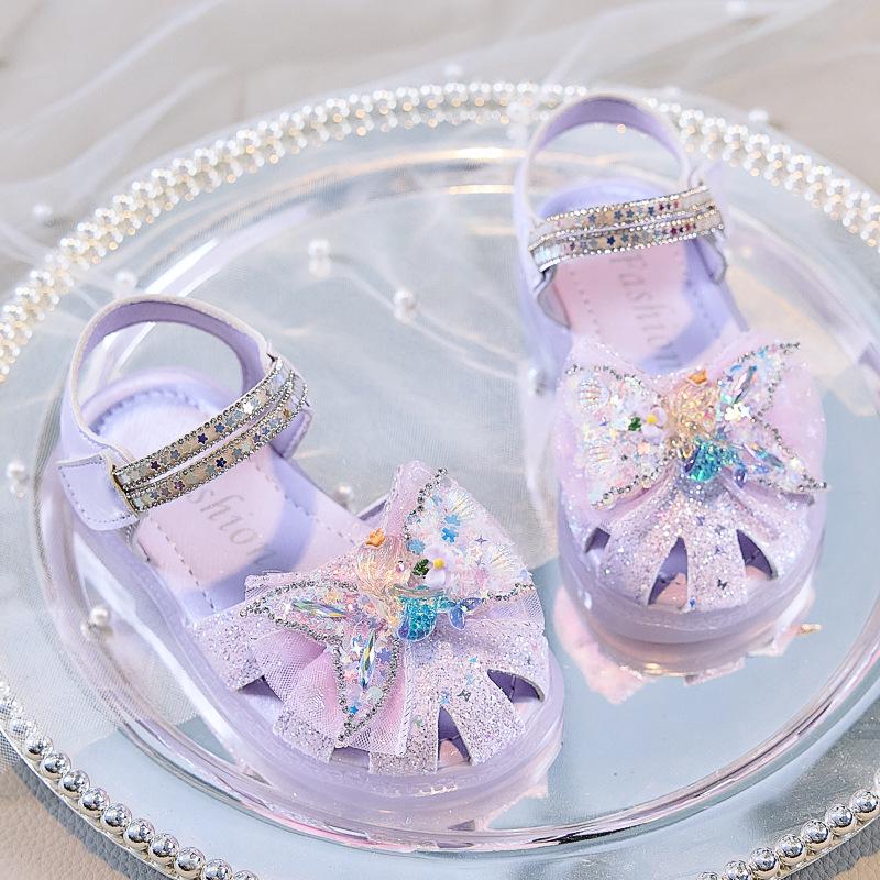 Girls 2025 Summer Mermaid Princess Sandals - Closed/Open-Toe, Bow, Shiny, Sweet, Versatile Shoes 24
Girls 2025 Summer Mermaid Princess Sandals - Closed/Open-Toe, Bow, Shiny, Sweet, Versatile Shoes 24
