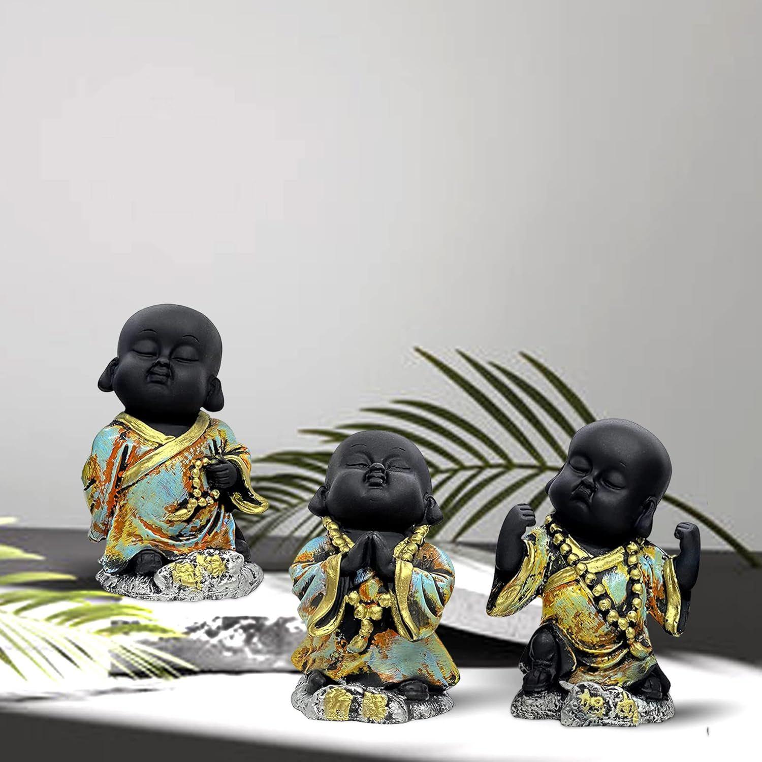 Mesmerizing Meditating Monks Figurine for Home Decor | Enhances Positive vobes and Brings Prosperity (Pack of 3, Multicolor)
Mesmerizing Meditating Monks Figurine for Home Decor | Enhances Positive vobes and Brings Prosperity (Pack of 3, Multicolor)