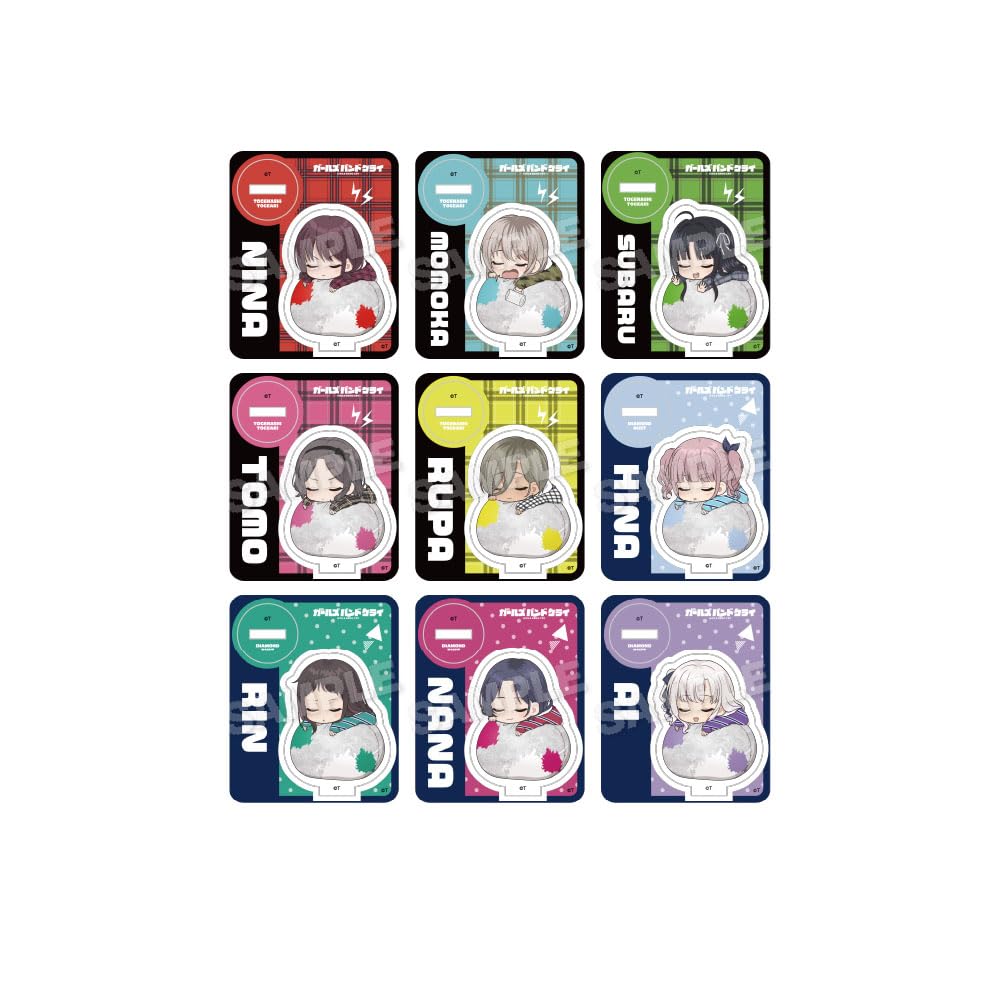 Girls Band Cry Trading Fuwamin Acrylic Mascot Box of 9
Girls Band Cry Trading Fuwamin Acrylic Mascot Box of 9