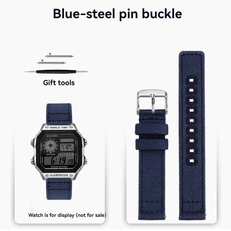 Canvas quick release strap For Casio G-Shock AE-1200WH/1300/1000/A159 A158W A168 / F91w AE1200 nylon Bracelet Watch Band 18mm 18mm
Canvas quick release strap For Casio G-Shock AE-1200WH/1300/1000/A159 A158W A168 / F91w AE1200 nylon Bracelet Watch Band 18mm 18mm