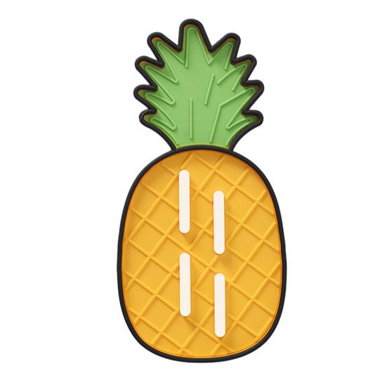 Силіконовий тримач для кришки каструлі у формі ананаса, нековзкий, термостійкий, безпечний для посудомийної машини, кухонна стільниця, форма фрукта, зберігання кришок, сушильний килимок жовтий
Силіконовий тримач для кришки каструлі у формі ананаса, нековзкий, термостійкий, безпечний для посудомийної машини, кухонна стільниця, форма фрукта, зберігання кришок, сушильний килимок жовтий