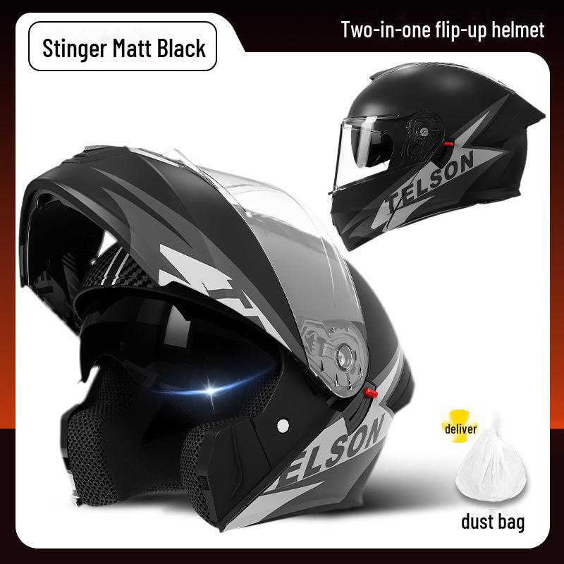 Універсальний відкидний мотоциклетний шолом для чоловіків та жінок - всесезонний захист, теплий для зими
Універсальний відкидний мотоциклетний шолом для чоловіків та жінок - всесезонний захист, теплий для зими