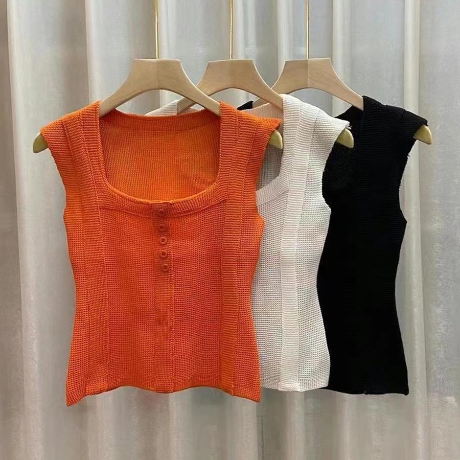Summer Undershirt Halter Square Neck Sexy Buttons Half Open Small Fly Sleeve Slim Top Casual Essential Comfort and Style Slim Fit Pullovers Tees One Size помаранчевий
Summer Undershirt Halter Square Neck Sexy Buttons Half Open Small Fly Sleeve Slim Top Casual Essential Comfort and Style Slim Fit Pullovers Tees One Size помаранчевий