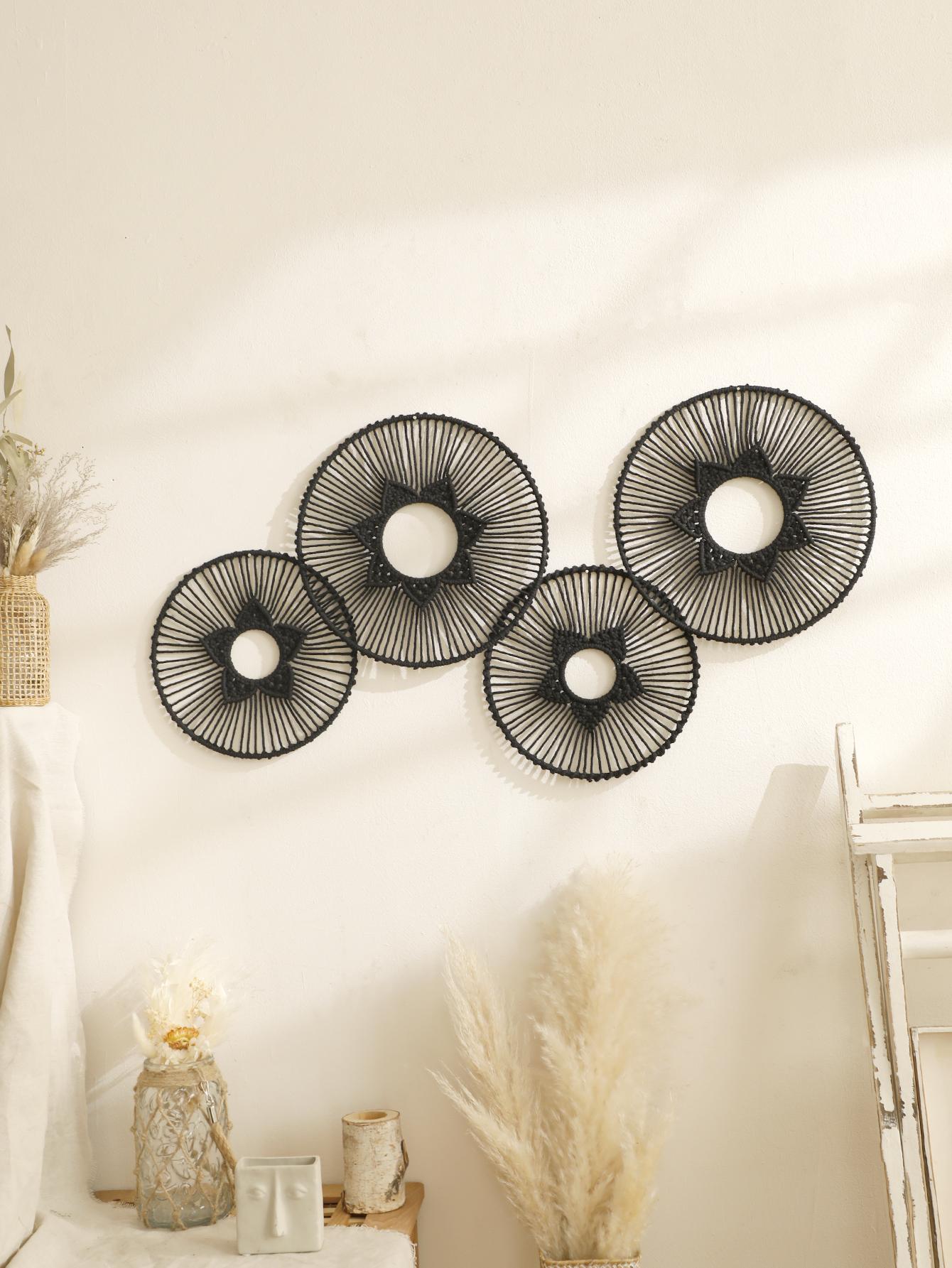 Macrame Tapestry Round Wall Hanging Decor Handmade Boho Home Decoration Aesthetic Room Decor Wall Art for Living Room Ornament
Macrame Tapestry Round Wall Hanging Decor Handmade Boho Home Decoration Aesthetic Room Decor Wall Art for Living Room Ornament