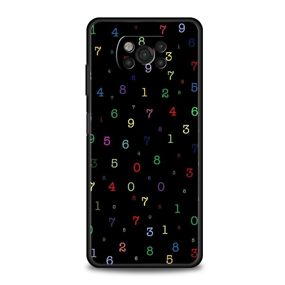 Number Pattern Phone Case for Xiaomi Poco F7 F6 F5 F4 F3 X6 X5 X4 X3 NFC F7 Ultra M4 C51 C55 GT 5G Soft TPU Cover Fundas Capas Poco F4
Number Pattern Phone Case for Xiaomi Poco F7 F6 F5 F4 F3 X6 X5 X4 X3 NFC F7 Ultra M4 C51 C55 GT 5G Soft TPU Cover Fundas Capas Poco F4