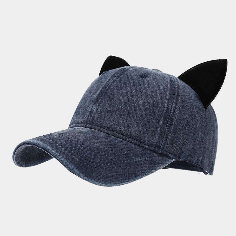 Fashion Cute Ear Cat Ears Caps Breathable Unisex Visor Cap Peaked Cap Women темно-синього кольору
Fashion Cute Ear Cat Ears Caps Breathable Unisex Visor Cap Peaked Cap Women темно-синього кольору