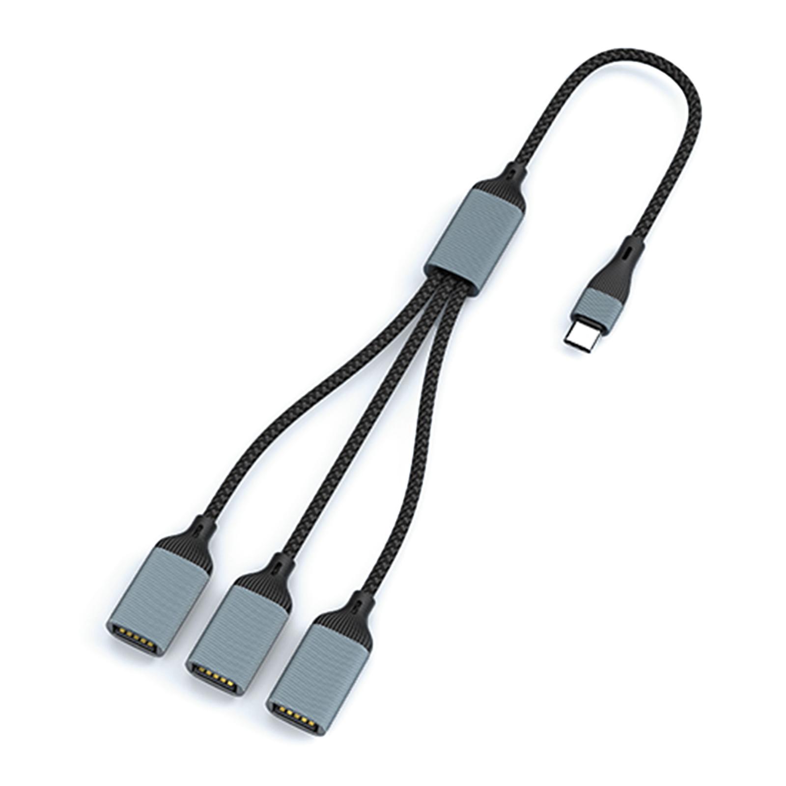 Разветвитель типа C 1 в 3 выхода USB Type C Male на 3 USB 2.0 Female Разветвитель USB для зарядки и передачи данных для веб-камеры/принтера TYPEC
Разветвитель типа C 1 в 3 выхода USB Type C Male на 3 USB 2.0 Female Разветвитель USB для зарядки и передачи данных для веб-камеры/принтера TYPEC