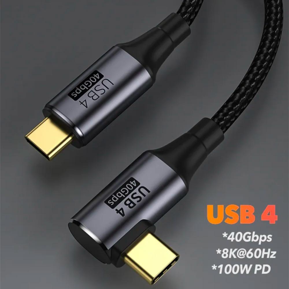 8K@60Hz Thunderbolt 3 Fast Charging Cable 40Gbps USB4.0 Type C Data Line Mobile Phone Accessories 0.3m-Straight Head
8K@60Hz Thunderbolt 3 Fast Charging Cable 40Gbps USB4.0 Type C Data Line Mobile Phone Accessories 0.3m-Straight Head