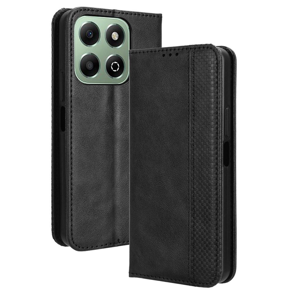 Для чехла для мобильного телефона Honor X6b 4G Ретро кошелек из ПУ кожи Чехол-подставка для телефона Black
Для чехла для мобильного телефона Honor X6b 4G Ретро кошелек из ПУ кожи Чехол-подставка для телефона Black