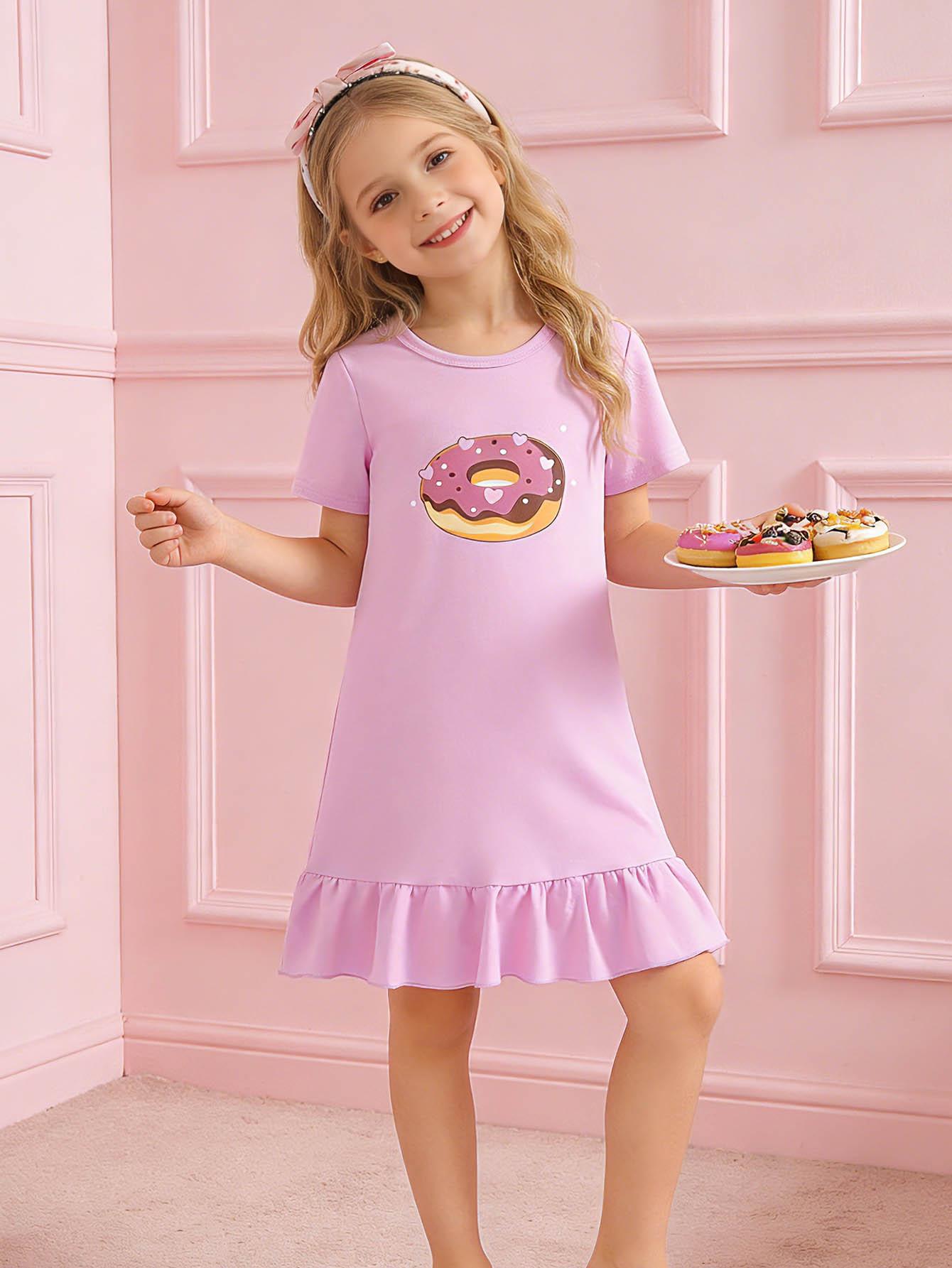 Little Kids Sleeveless Donut Dress, Comfortable and Soft Summer Dresses for Toddler 1-8 Years 7-8Y рожевий
Little Kids Sleeveless Donut Dress, Comfortable and Soft Summer Dresses for Toddler 1-8 Years 7-8Y рожевий