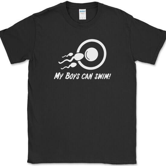 My Boys Can Swim T-Shirt Funny Expecting Fathers Day Baby Humor Tee 4XL
My Boys Can Swim T-Shirt Funny Expecting Fathers Day Baby Humor Tee 4XL