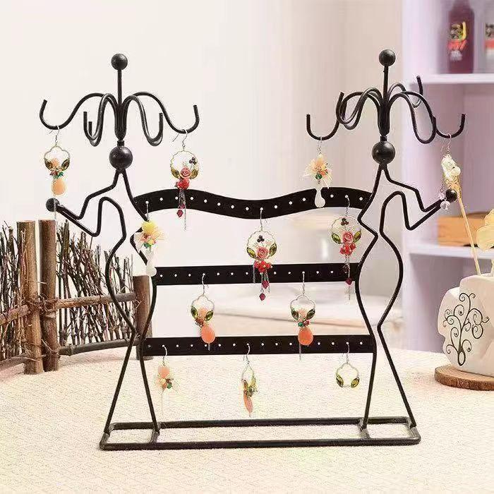 Vintage Iron Rotating Jewelry Rack: Necklace Bracelet Earring Hanging Organizer 360° Swivel Display Stand for Jewelry & Accessories holder
Vintage Iron Rotating Jewelry Rack: Necklace Bracelet Earring Hanging Organizer 360° Swivel Display Stand for Jewelry & Accessories holder