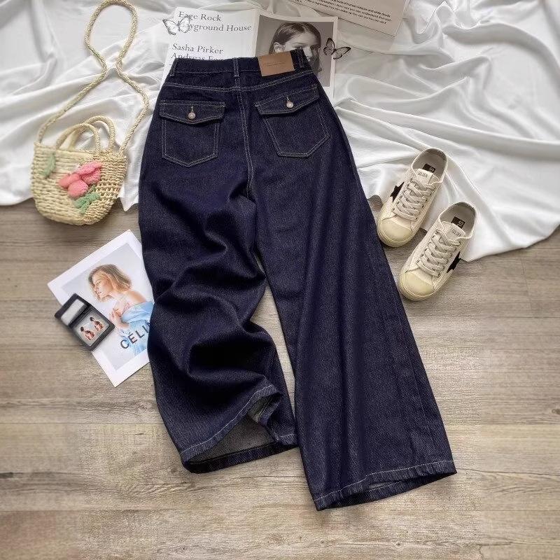 Women s 2024 Dark Blue High-Waisted Wide-Leg Jeans - Slimming, Floor-Length, Perfect for Spring and Autumn XL
Women s 2024 Dark Blue High-Waisted Wide-Leg Jeans - Slimming, Floor-Length, Perfect for Spring and Autumn XL