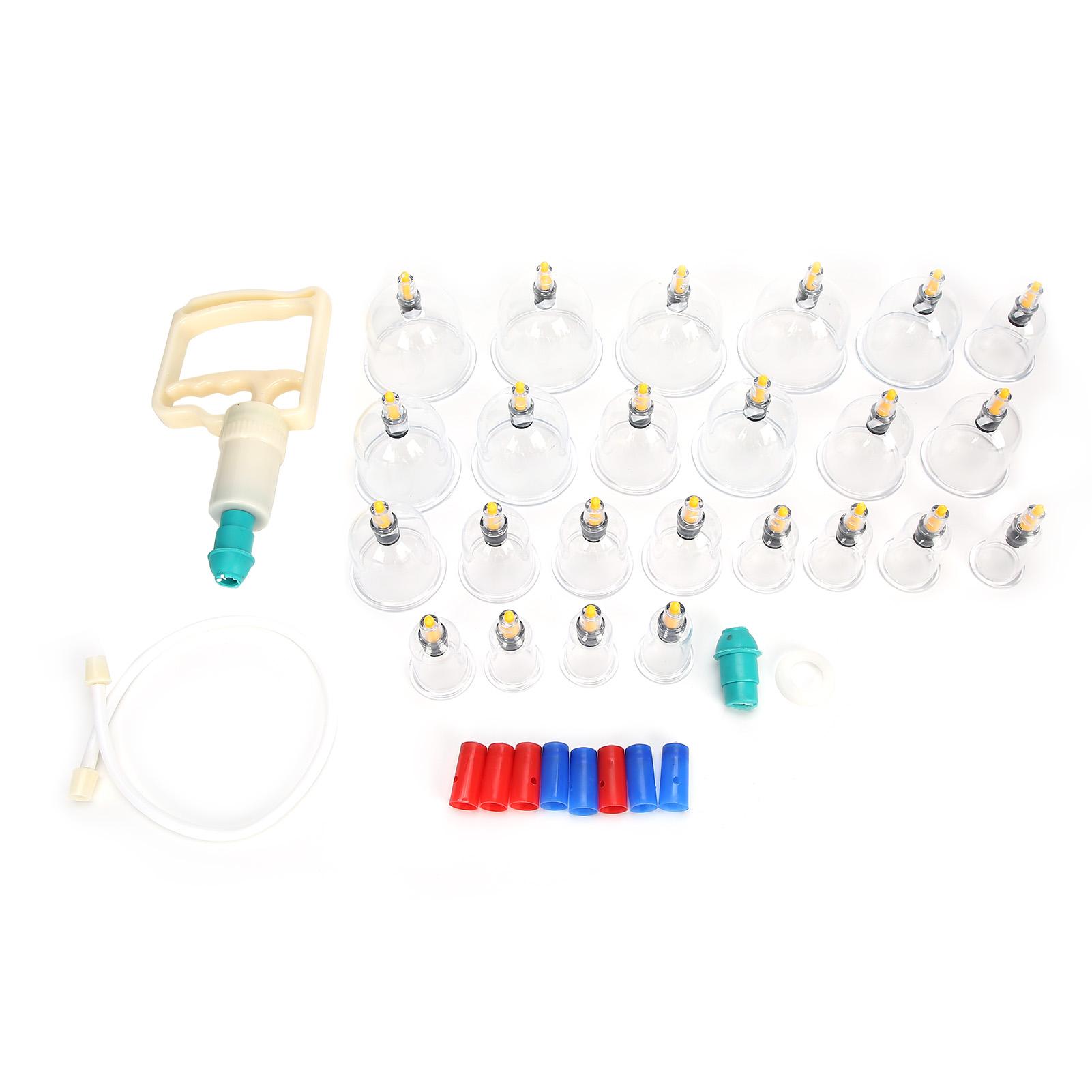 24pcs Professional Magnetic Therapy Vacuum Suction Cupping Set Body Treatment Cupping Device
24pcs Professional Magnetic Therapy Vacuum Suction Cupping Set Body Treatment Cupping Device