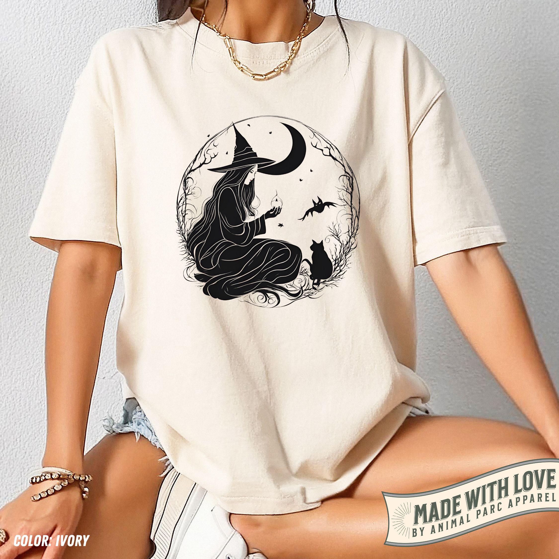 Plus Size Summer Women s Vintage Mystical Witch & Cat T-Shirt Unisex Cotton Breathable Stylish Versatile Street Style Oversized M
Plus Size Summer Women s Vintage Mystical Witch & Cat T-Shirt Unisex Cotton Breathable Stylish Versatile Street Style Oversized M