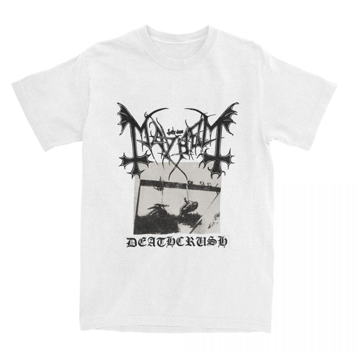 Men Women T Shirt Deathcrush Mayhem Song Merch Fun Vintage Pure Cotton Short Sleeve T Shirt O Neck Large Size T shirt XXXXL
Men Women T Shirt Deathcrush Mayhem Song Merch Fun Vintage Pure Cotton Short Sleeve T Shirt O Neck Large Size T shirt XXXXL