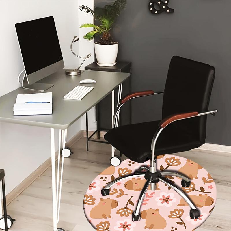 1pc Office Carpet Chair Mats Cute Guinea Pig Floral Pattern Perfect for Decorating Office Chairs, Living Rooms, Or Bedrooms 80cm
1pc Office Carpet Chair Mats Cute Guinea Pig Floral Pattern Perfect for Decorating Office Chairs, Living Rooms, Or Bedrooms 80cm